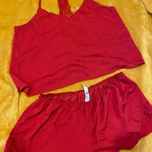 Gilligan & O’Malley satin PJ set
